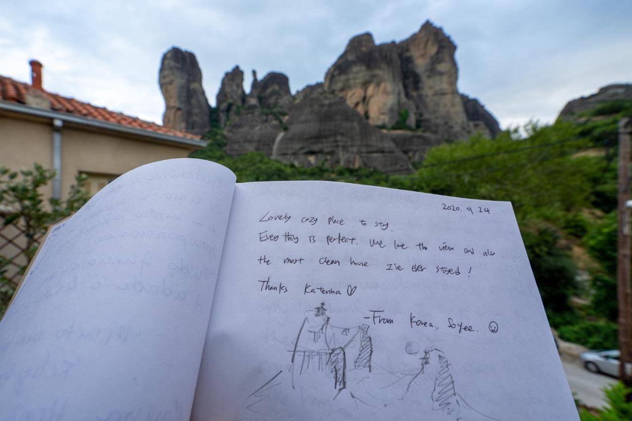 カランバカThe House Under The Rocks Of Meteora 1アパートメント エクステリア 写真